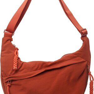 Crescent Shoulder Bag Nylon Crossbody Bag for Women Men Sling Bag Purse Hobo Bag